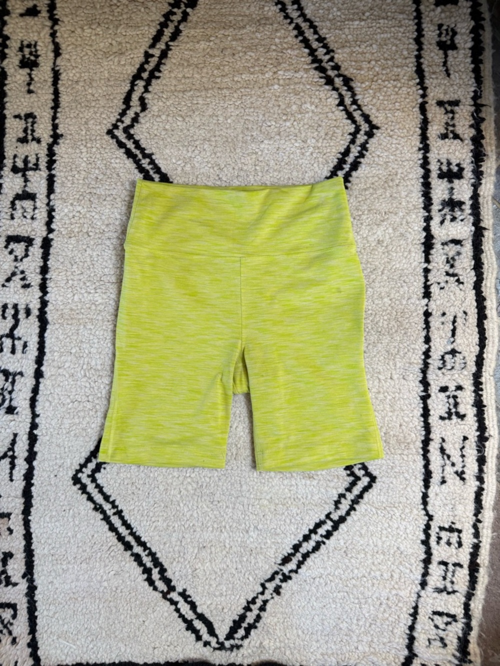 Outdoor Voices Neon Lime Active Shorts